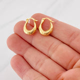 Candongas Bolsa 1.2g / 1.5cm Oro Amarillo 18K