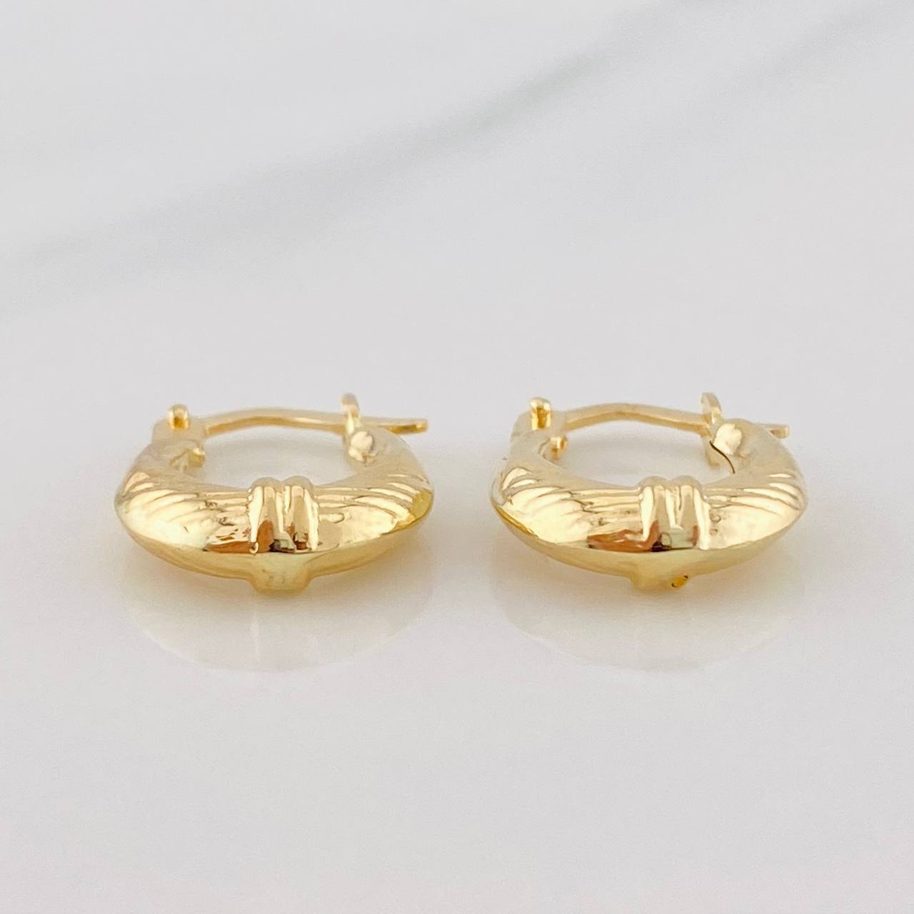 Candongas Bolsa 1.2g / 1.5cm Oro Amarillo 18K