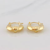 Candongas Bolsa 1.2g / 1.5cm Oro Amarillo 18K