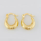 Candongas Bolsa 1.2g / 1.5cm Oro Amarillo 18K