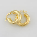 Candongas Rudi 3.9g / 2.2cm Oro Amarillo 18K