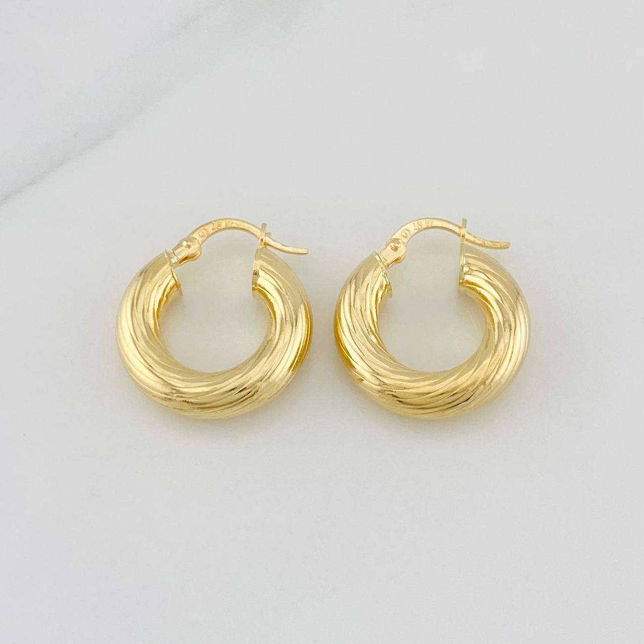 Candongas Rudi 3.9g / 2.2cm Oro Amarillo 18K