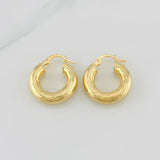 Candongas Rudi 3.9g / 2.2cm Oro Amarillo 18K