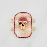 Herraje Calavera 10.2g / 3.3cm Oro Rosa 18K