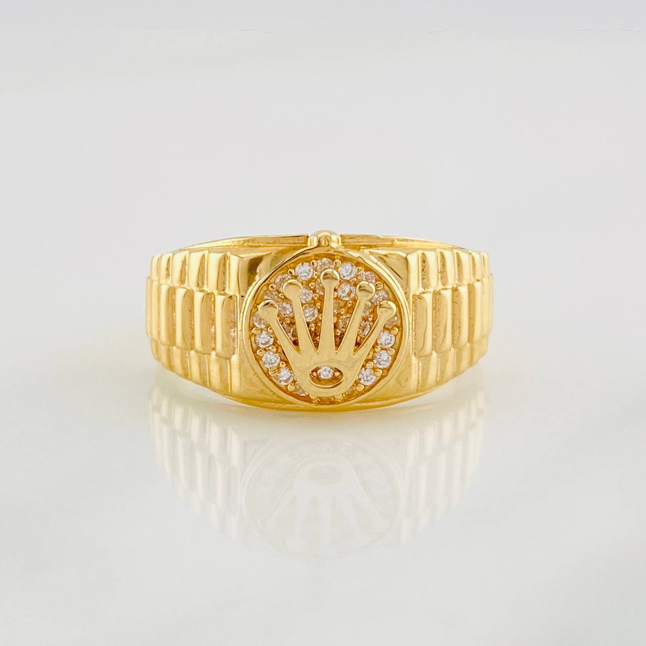 Anillo Correa Corona 4g / T9 1/2 Oro Amarillo 18K