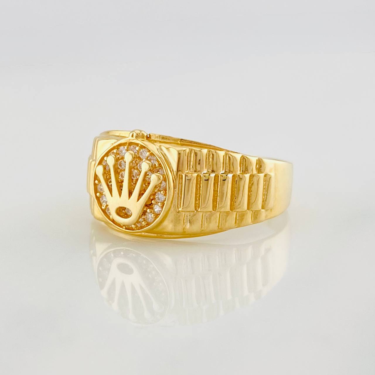 Anillo Correa Corona 4g / T9 1/2 Oro Amarillo 18K