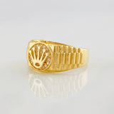Anillo Correa Corona 4g / T9 1/2 Oro Amarillo 18K