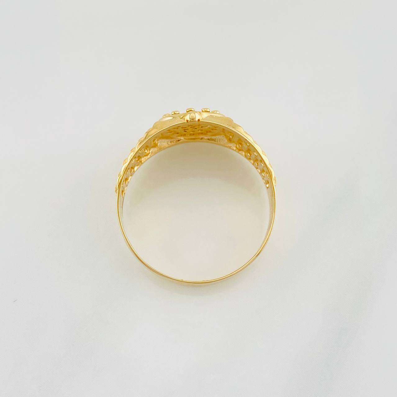 Anillo Correa Corona 4g / T9 1/2 Oro Amarillo 18K