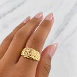 Anillo Correa Corona 4g / T9 1/2 Oro Amarillo 18K