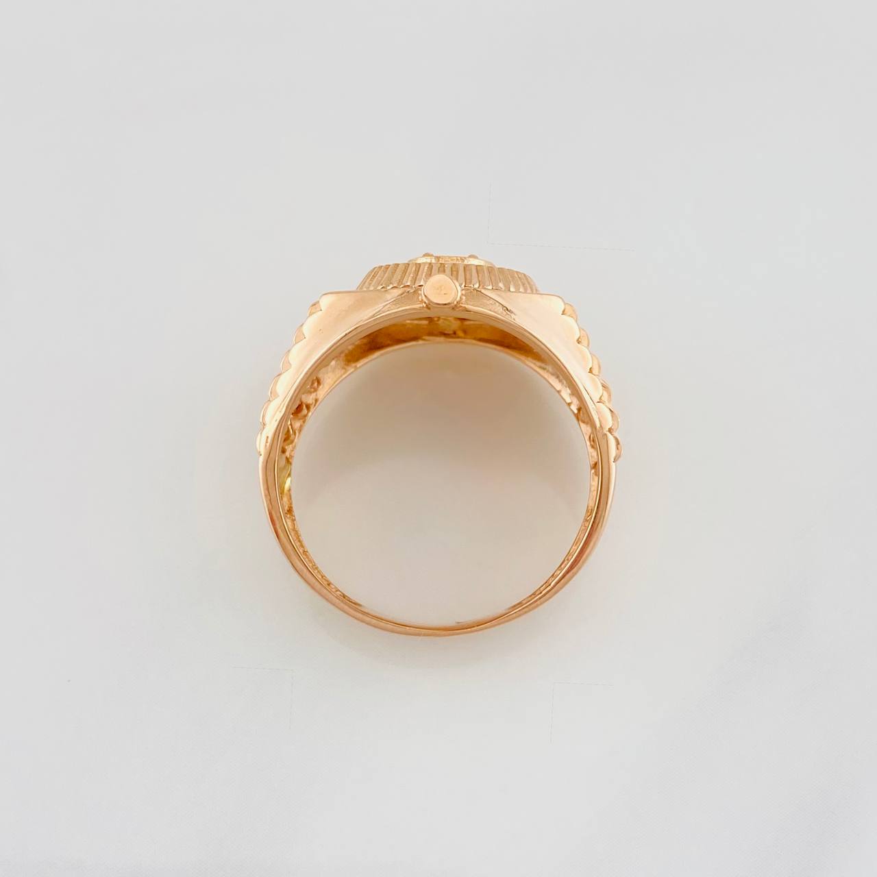 Anillo Halo 6.45g / T7 Oro Rosa 18K