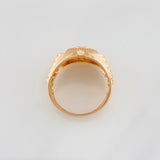 Anillo Halo 6.45g / T7 Oro Rosa 18K