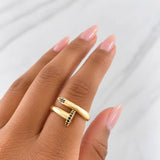 Anillo Clavo 4g / T7 1/2 Oro Amarillo 18K
