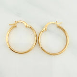 Candongas Lucero 1.4gr / 2cm / Oro Amarillo 18K %