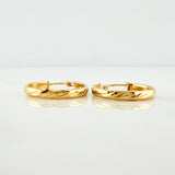 Candongas Lucero 1.4gr / 2cm / Oro Amarillo 18K %
