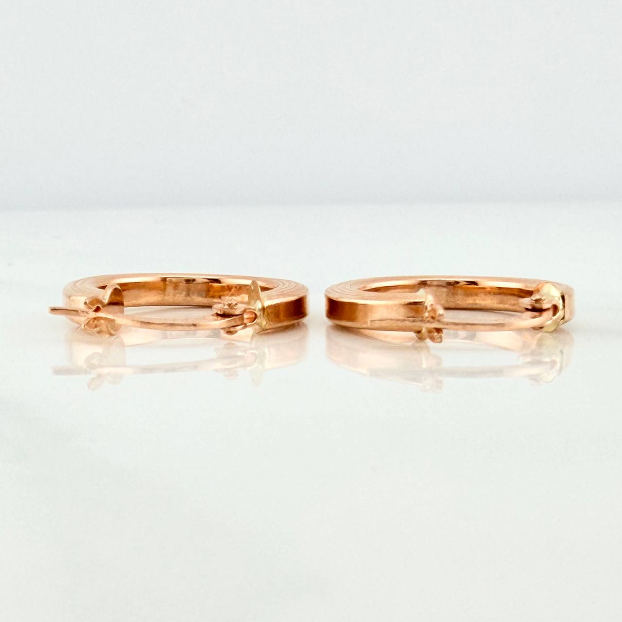 Candongas Andy 1.75gr / 2cm / Oro Rosa 18K %