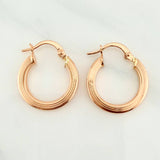 Candongas Andy 1.75gr / 2cm / Oro Rosa 18K %