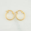 Candongas Andy 0.9gr / 1.3cm / Oro Amarillo 18K %