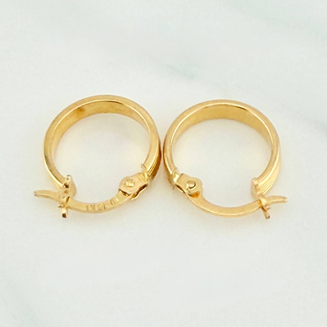 Candongas Andy 0.9gr / 1.3cm / Oro Amarillo 18K %