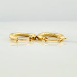 Candongas Zion 1.1gr / 1.5cm / Oro Amarillo 18K %