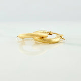 Candongas Zion 1.1gr / 1.5cm / Oro Amarillo 18K %