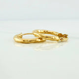 Candongas Lucero 1.2gr / 1.7cm / Oro Amarillo 18K %