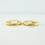 Candongas Lucero 1.2gr / 1.7cm / Oro Amarillo 18K %