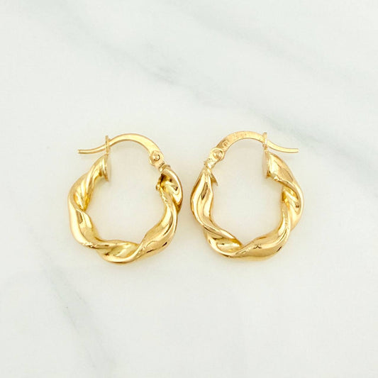 Candongas Demi 1.95gr / 1.8cm / Oro Amarillo 18K %