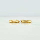 Candongas Carly 1.35gr / 1.6cm / Oro Amarillo 18K %
