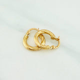 Candongas Carly 1.35gr / 1.6cm / Oro Amarillo 18K %