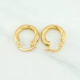Candongas Carly 1.35gr / 1.6cm / Oro Amarillo 18K %