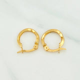 Candongas Bridget 1.05gr / 1.4cm / Oro Amarillo 18K %