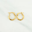 Candongas Bridget 1.05gr / 1.4cm / Oro Amarillo 18K %