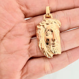 Dije Rostro Cristo 5.9gr / 4.4cm / Oro Amarillo 18K