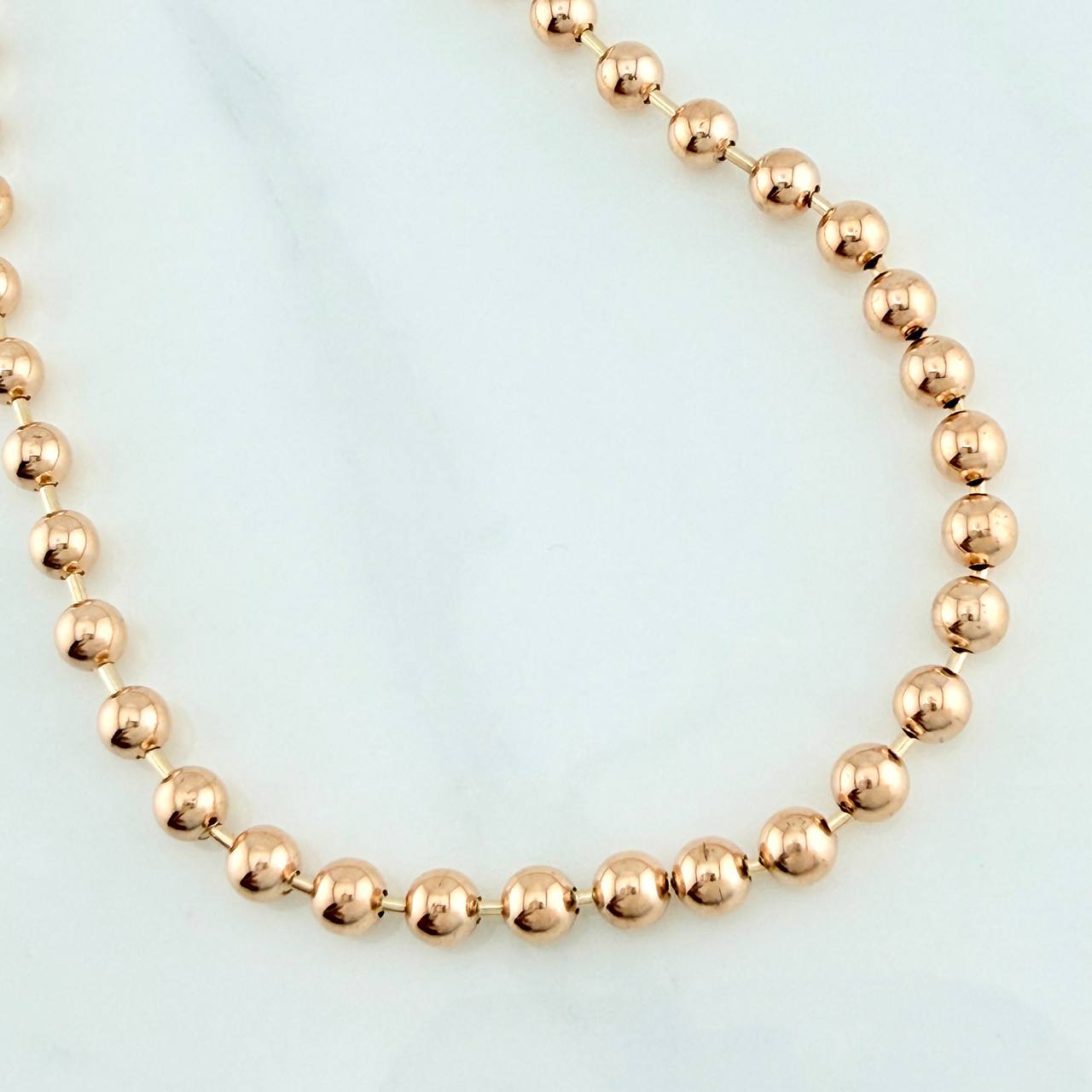 Cadena Militar 31.15gr / 73.7cm / 4mm Oro Rosa +3 18K $