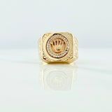 Anillo Corona 4.85gr / T10 3/4 / Oro Amarillo 18K $