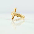 Anillo Cruz Cristo 3.4gr / T8 3/4 / Oro Amarillo 18K $