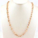 Cadena Rustica Nexus 28.25gr / 61.3cm / 4.55mm Oro Rosa 18K $
