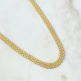Cadena China 11.3gr / 60cm / 7mm Oro Amarillo +0 18K ©