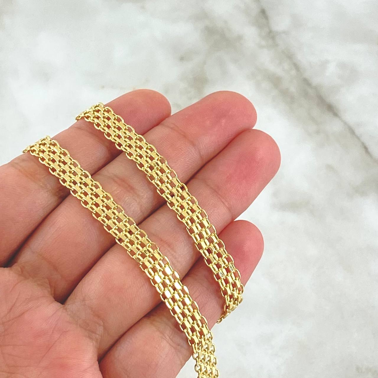 Cadena China 11.25gr / 60cm / 7mm Oro Amarillo +0 18K ©