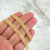Cadena China 11.3gr / 60cm / 7mm Oro Amarillo +0 18K ©