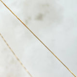 Set Cadena Veneciana 0.95gr / 45cm / 0.6mm + Dije Virgen Milagrosa 0.4gr / 1.5cm / 1.35gr Oro Amarillo 18K (Oferta)