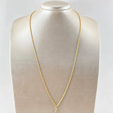 Set Cadena Lazo 1.55gr / 60cm / 1.5mm + Dije Ancla 0.25gr / 1.5cm Lisa 1.8gr Oro Amarillo 18K (Oferta)