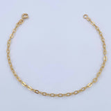 Pulso Aro Seguido 1.45gr / 18.2cm / 2.2mm Oro Amarillo 18K &