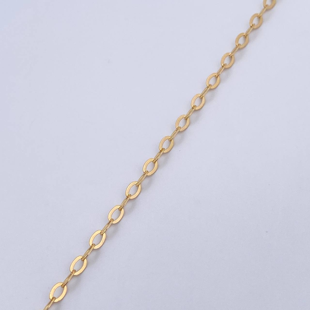 Tobillera Aro Seguido 2.05gr / 27.8cm / 2.2mm Oro Amarillo 18K &
