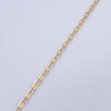 Tobillera Aro Seguido 2.05gr / 27.8cm / 2.2mm Oro Amarillo 18K &