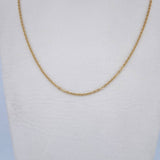Cadena Aro Seguido 2.15gr / 46.7cm / 1.2mm Oro Amarillo 18K &