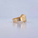 Anillo Sello Precolombino 4.35gr / T9 1/2 / Oro Amarillo 18K &