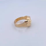 Anillo Sello Precolombino 4.2gr / T11 1/4 / Oro Amarillo 18K &