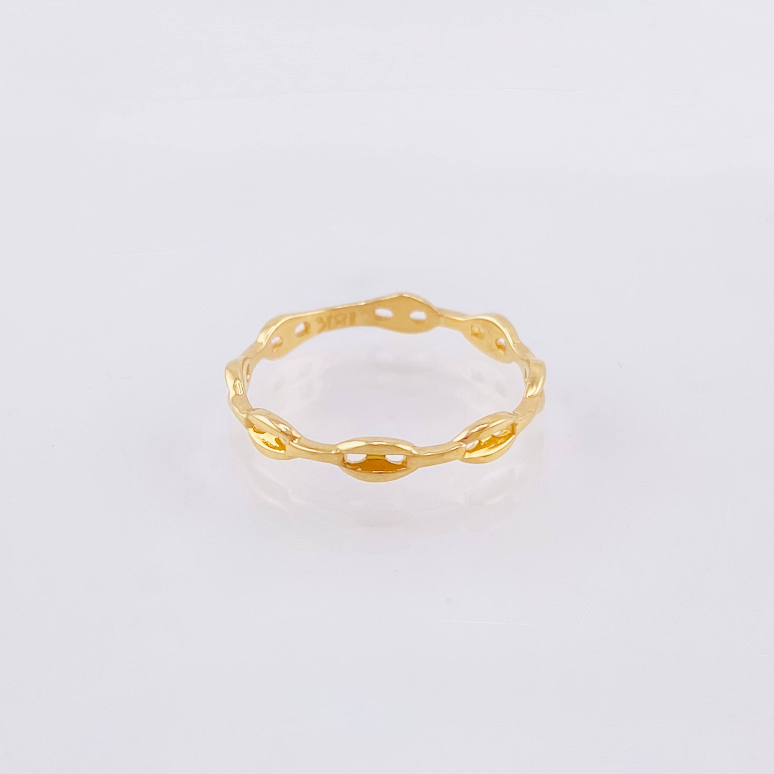 Anillo GC Estirado 0.95gr / T5 / Oro Amarillo 18K