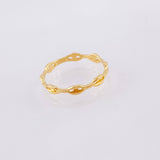 Anillo GC Estirado 0.95gr / T5 / Oro Amarillo 18K